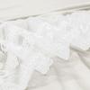 Brushed Double-Layer Solid Color Elastic Lace Ruffle Bed Skirt Full-Size Mattress Cover