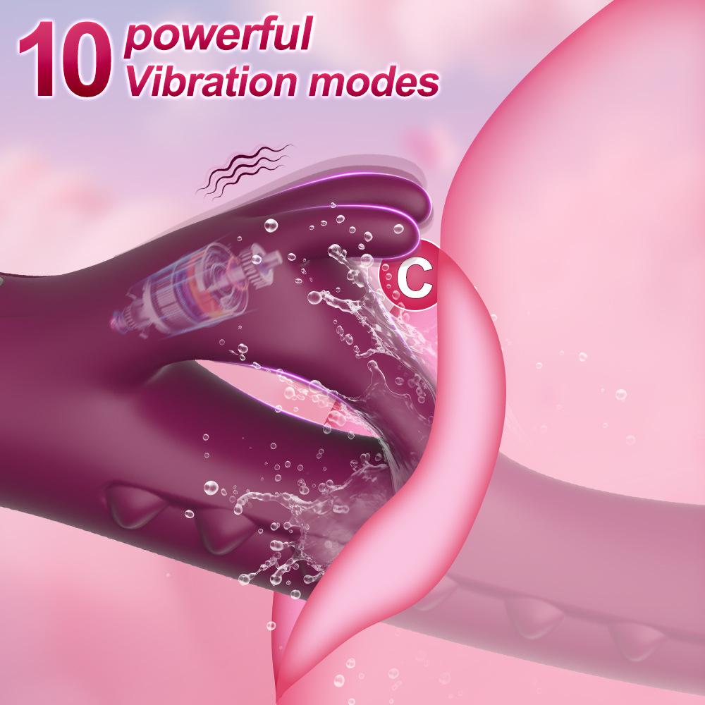 Strongest Rabbit Vibrator for Women - Instant G-Spot & Clitoral Orgasm, Rechargeable Waterproof Adult Sex Toy