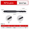 Stainless Steel Spiral Taper Tap Drill Bits with Cobalt-Nitriding, Sizes 4m-10m