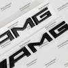 3D ABS Black Logo AMG Emblem Letters Car Trunk Badge For Mercedes Benz W204 W205 W176 W177 W212 W213 AMG Sticker Accessories