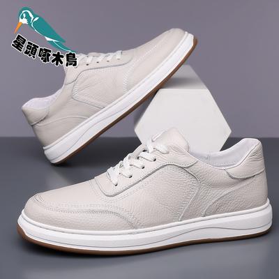 Men's Shoes 2025 Spring New First-layer Cowhide Men's Leather Shoes Genuine Leather Casual Shoes