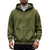 Unisex Hooded Cardigan Sweatshirt Jacket for Fall and Winter Casual Wear