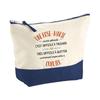 Makeup Bag - PLANETEE - Rose-Marie Also Great - Large Size - Cotton - HD Printing