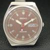AUTOMATIC VINTAGE SEIKO JAPAN 6309A MENS BROWN COLOR DIAL WATCH a700452-5 R203-a700452