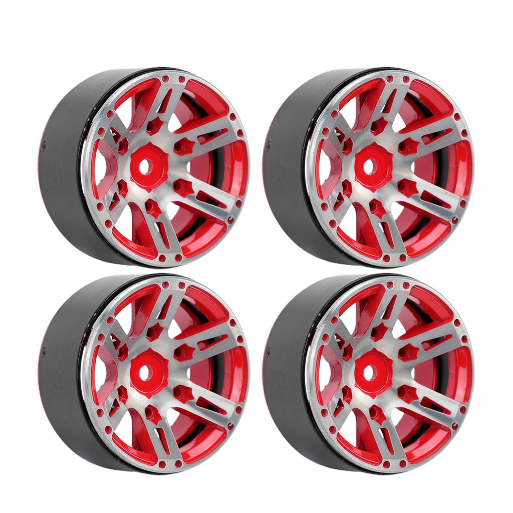 1.9 Inch Metal Wheel Hub for 1 10 SCX10 RC Crawler Durable Upgrade Parts DIY Crawler Car Accessories 12mm Hex Red