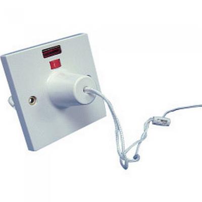 Dencon 45A Ceiling Pull Switch with Neon Indicator To BSEN 60669