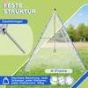 Four-In-One Metal Garden Swing Set, with Two Swings, Climber, Climbing Net - Green