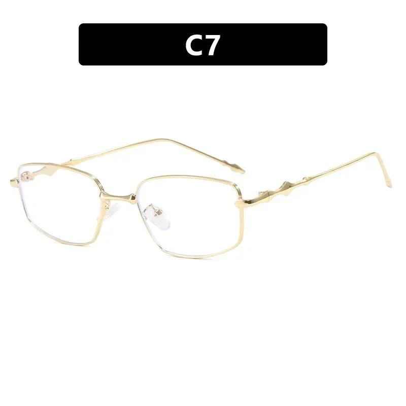 

Classic Rectangular Glasses Frame Women Metal Small Squre Shape Eye Wear Clear Optical Vision Glasses Transparent Lens Spectacle