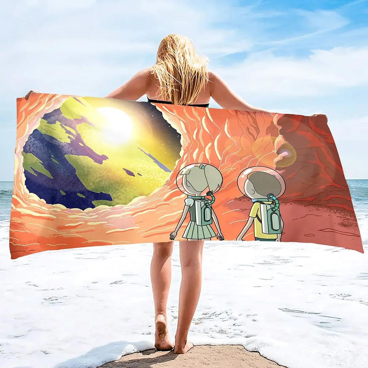 

Galaxy Astronaut Beach Towel,Beach Blanket Large Microfiber Shower Bath Towels Yoga Towel,Soft Water Absorbent Beach Throw W40*H60(CM)