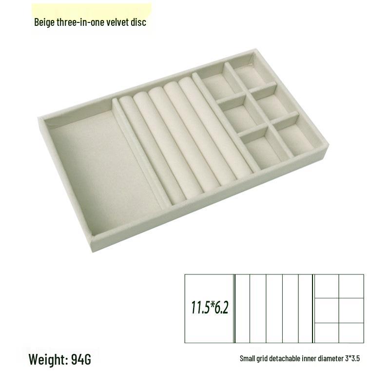 Samt-Schmuckschatulle für Ringe und Ohrringe - Staubdichte Aufbewahrungs- und Vitrinenschachtel