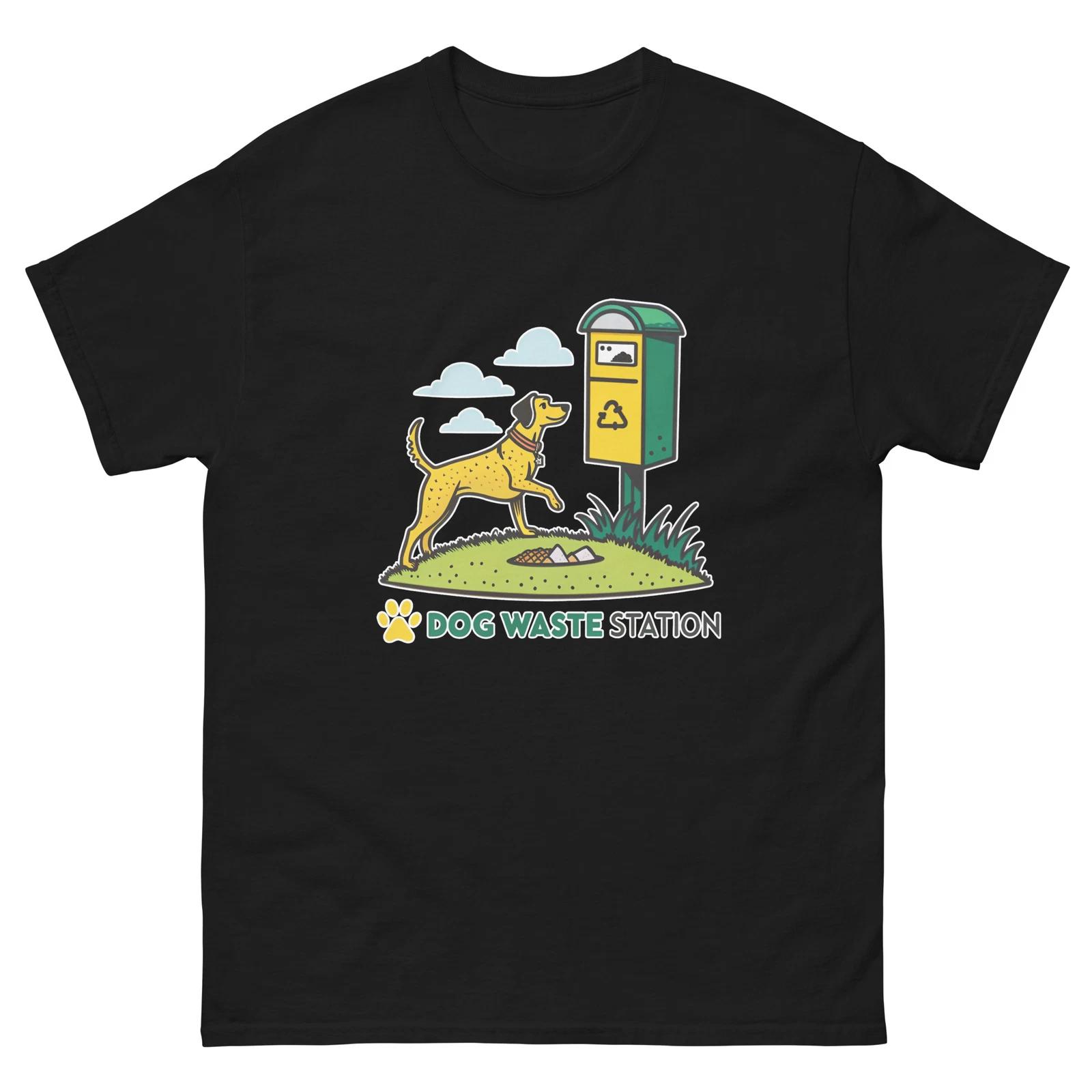 

Dog Waste Station Object Place Item Urban T-Shirt 2XL