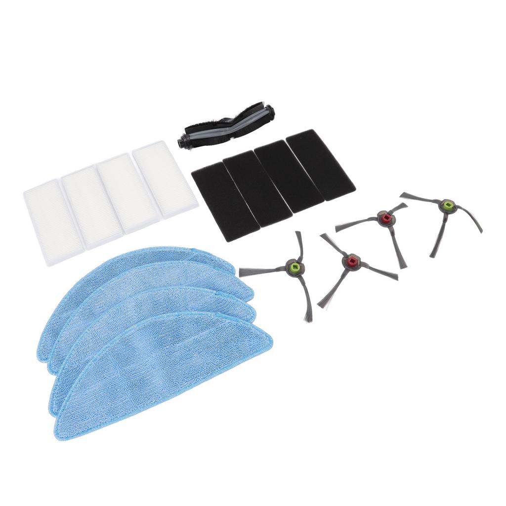 Sweeper Hauptseitenbürste mit Filter und Wischtüchern Roboterstaubsauger Ersatzset für Yeedi K600 K700 K680