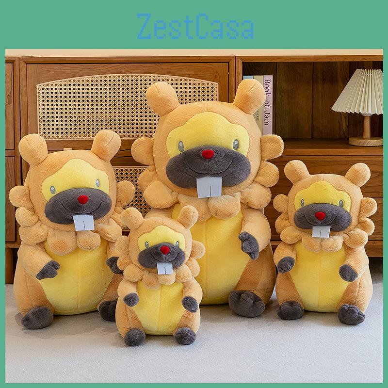 Plush Toy Bidoof Animal Stuffed Doll Cartoon Decorations Gifts Kids