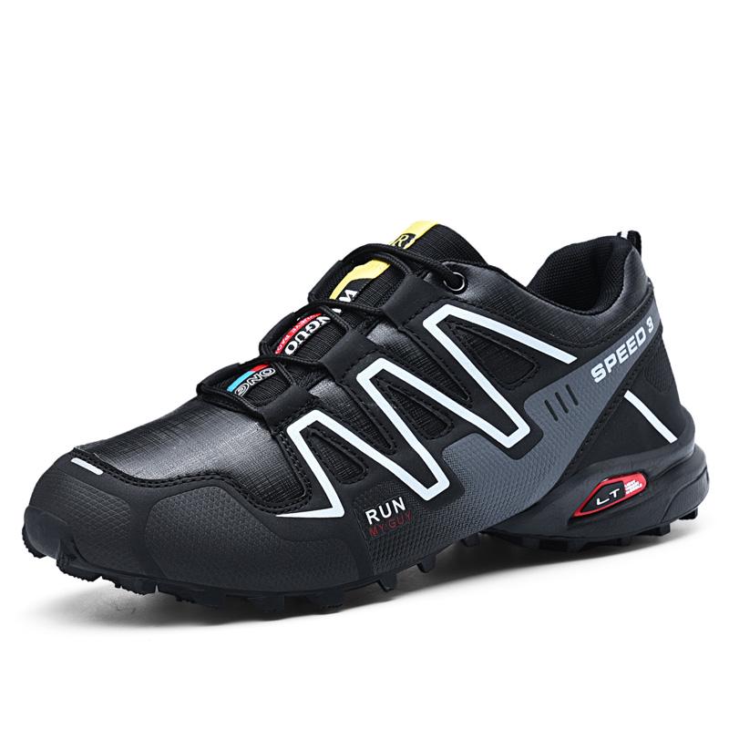 Satın alın Men Skid Resistant Hiking Shoes Fashion Mountain Boots