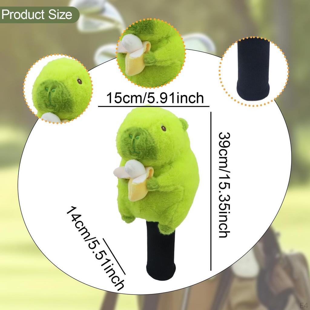 Capybara Golf Club Headcover for Fairway Wood, Scratch Guard Sleeve