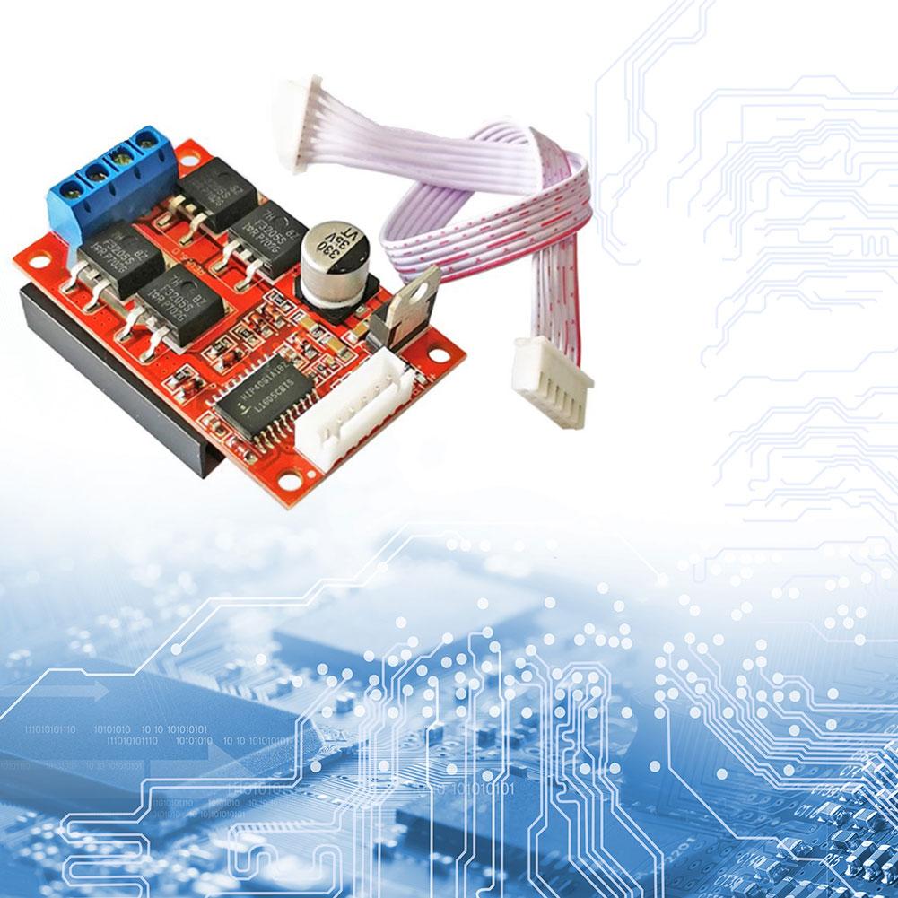 High Power DC Motor Driver Board H-Bridge Brush Motor Driver Controls Module DC 12V/24V/36V Reversing Brake