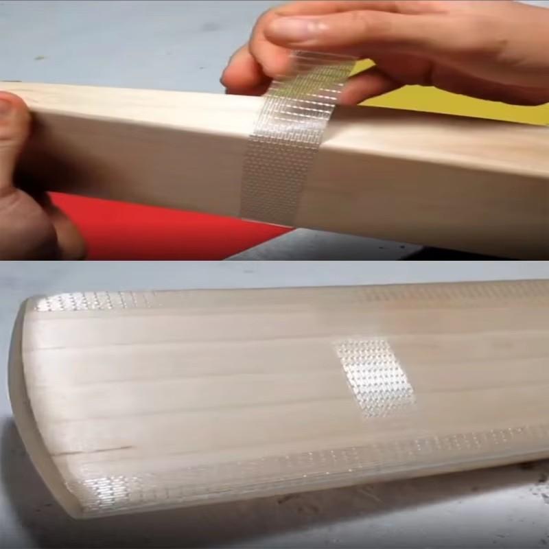 Cricket Bat Repair Fiber Handle Grip Tape Clear Anti-Edge Protection Covering for Batting Gloves