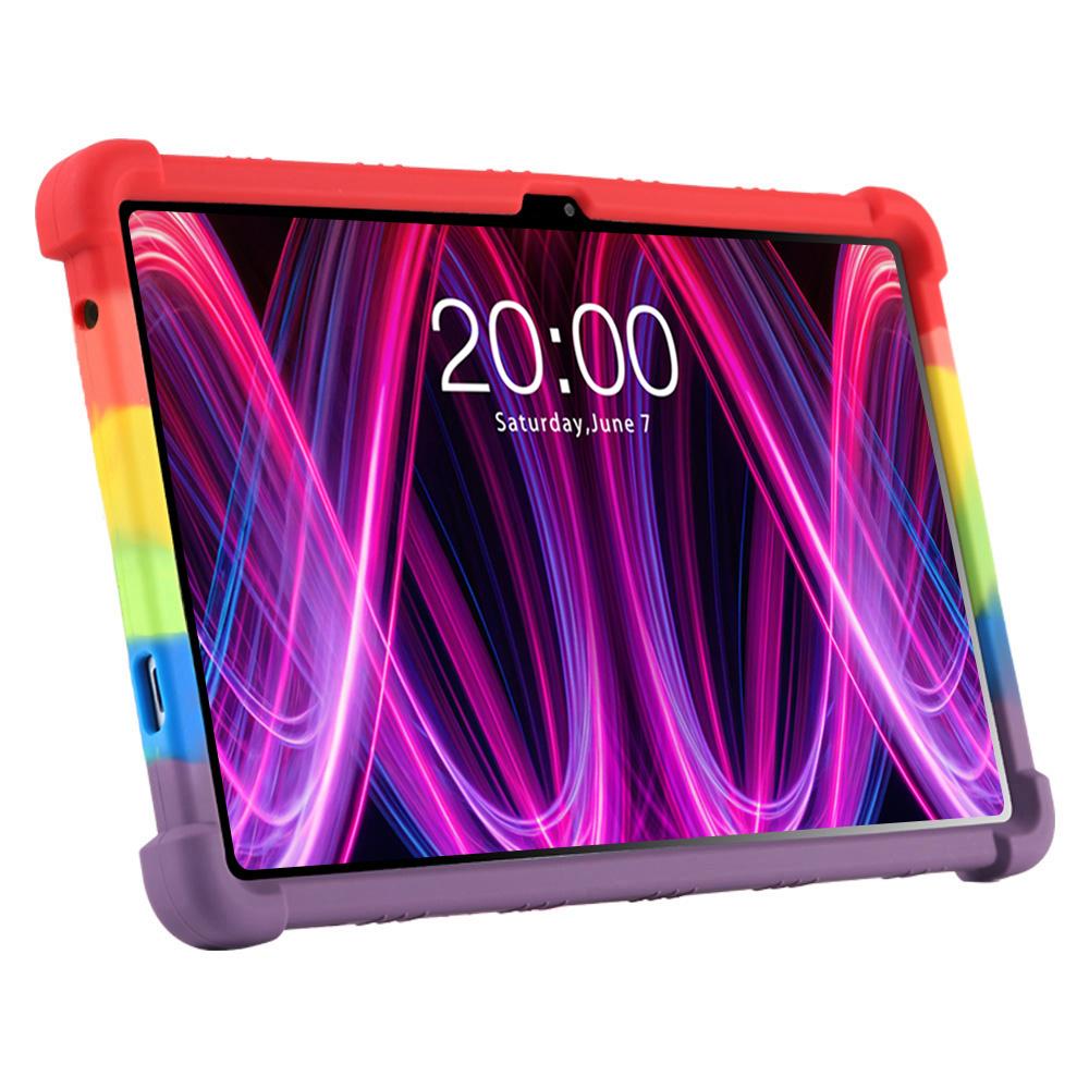Adjustable Multi-angles Kickstand Tablet Case for Teclast T60 Plus 2024 12.0 inch Soft Silicone Cover Shockproof Kids Safe Capa
