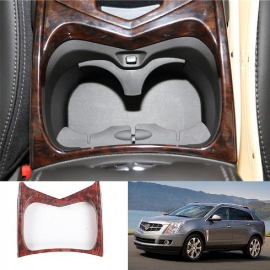 Peach Wood Grain Water Cup Holder Trim Center Console For Cadillac SRX 2010-2016