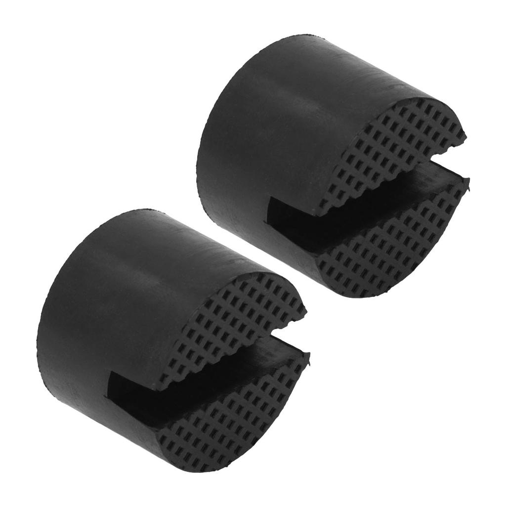 2Pcs Rubber Jack Pad Slotted Adapter Trolley Vehicle Lift Axle Stand Universal for Car SUV