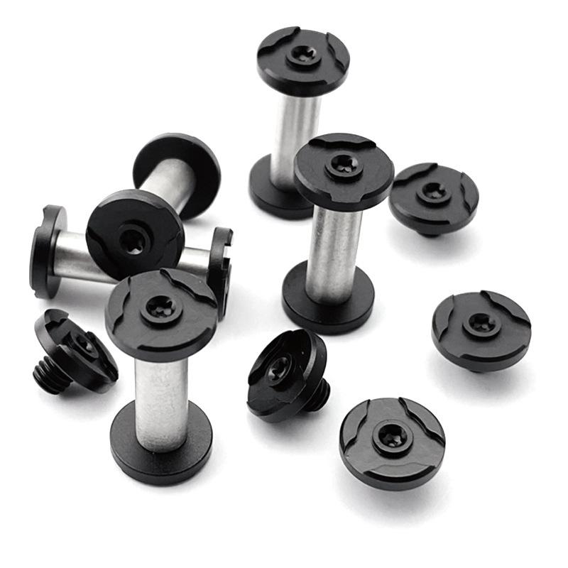 

2 комплекта 10 размеров из нержавеющей стали, рукоятка ножа, винты с резьбой M4, гвозди, заклепки со стержнем T8 Torx, инструмент для самостоятельного изготовления деталей 6MM, size 10