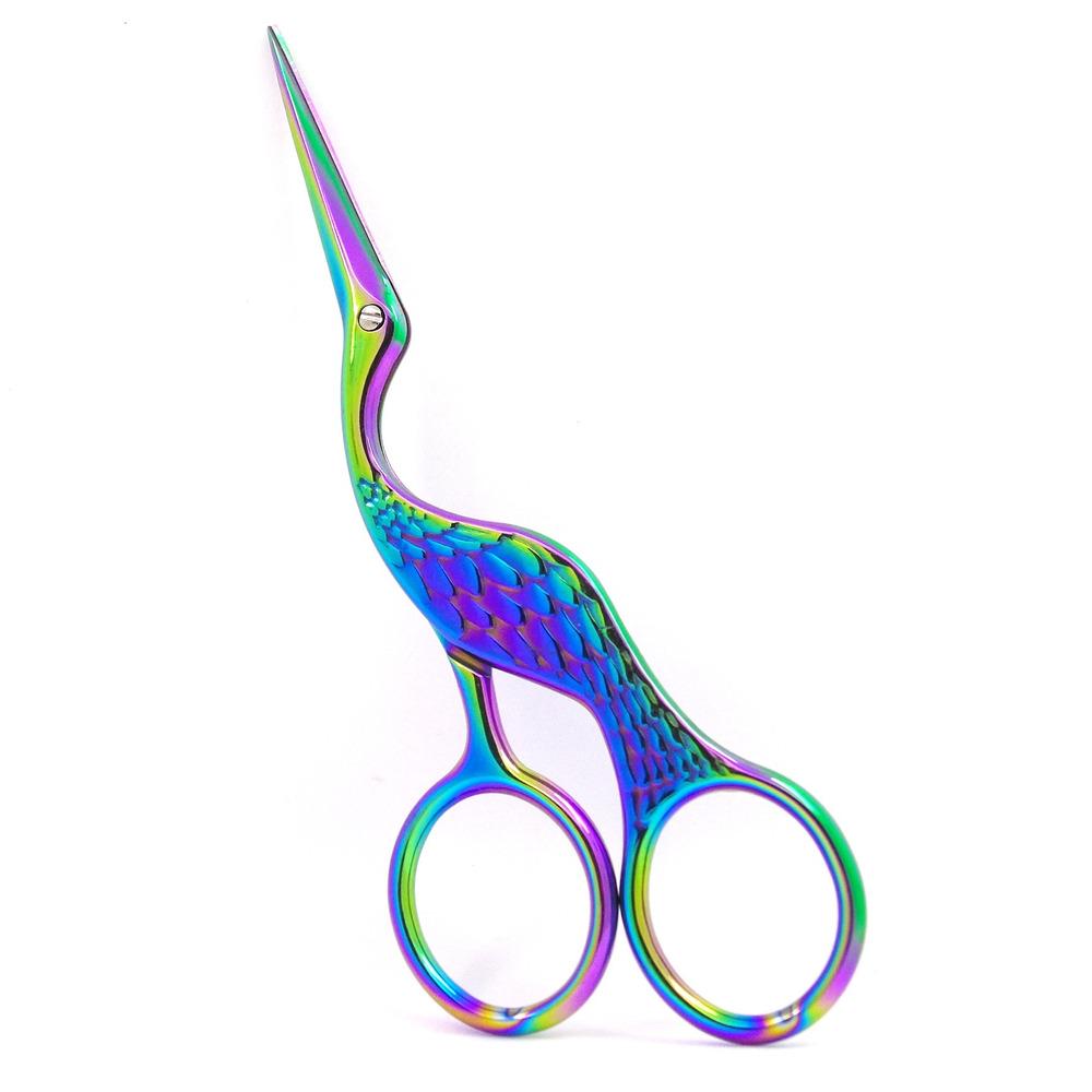 13cm Vintage Style Stork Crane Scissors Antique Cutter Embroidery Tea Scissors Beauty Scissors