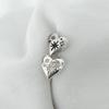 Melliv Sparkle Heart Earring/piercing_mve35