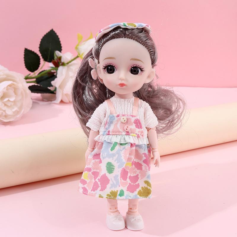 Dressup Doll 13 Joints 16cm Girl Birthday Gift Princess Children's Toy