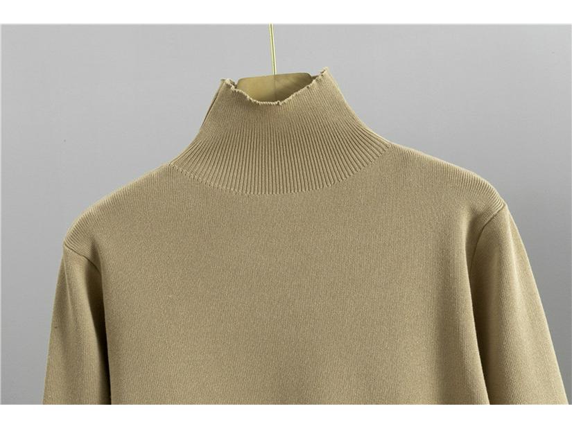 Dámská podzimní/zimní ležérní třídílná sada: Pletený svetr šál, pelerína a kalhoty se širokými nohavicemi