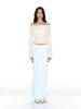 SETSETSET Lavigne Off-Shoulder Shirring Top Ivory