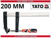 Carpenter's clamp 200 x 50 mm YT-6442 YATO