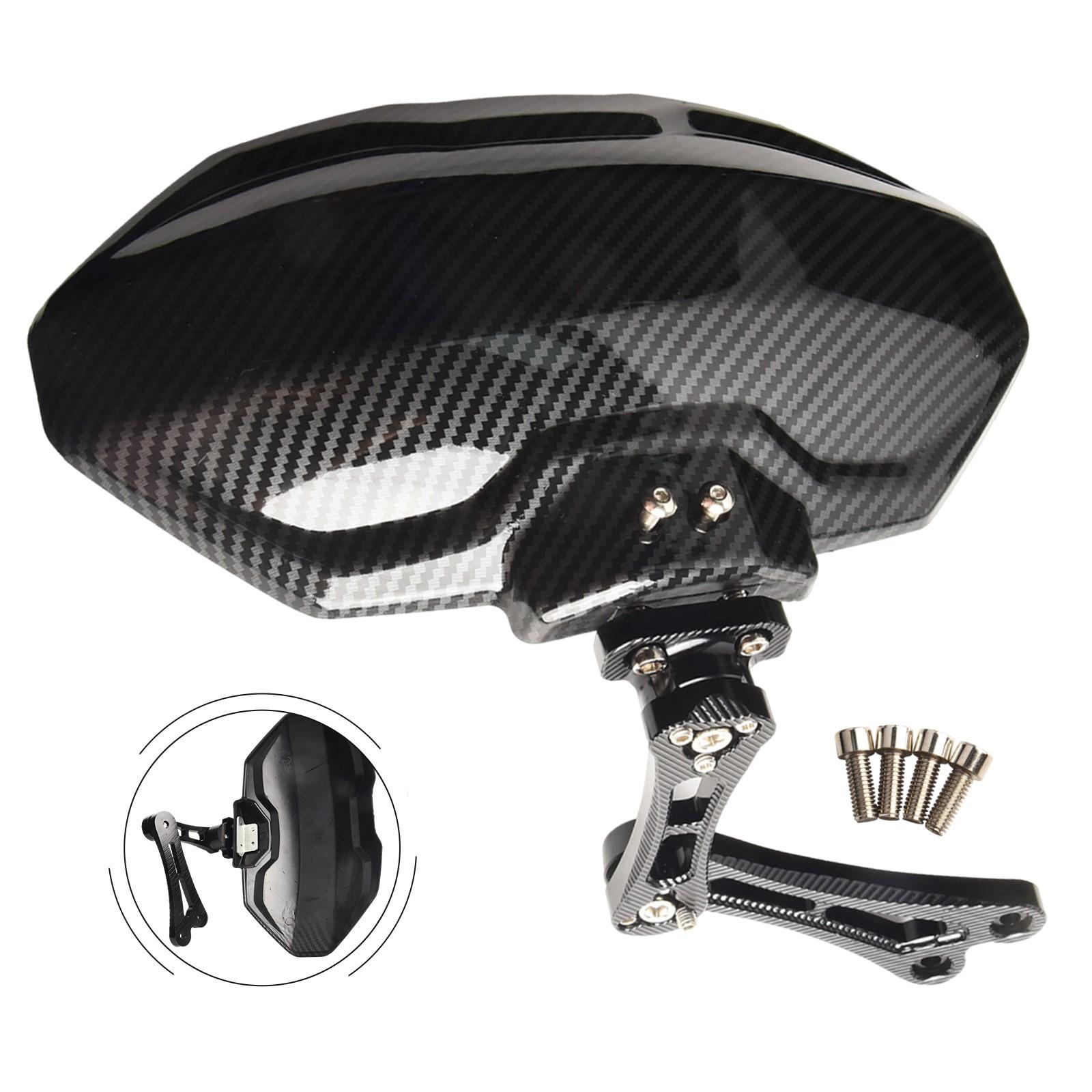 

Брызговик из углеродного волокна с принтом для мотоцикла, Крылья для мотоцикла, Совершенно новый чёрный