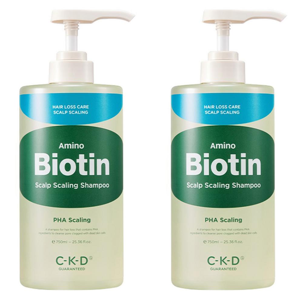 

CKD Шампунь для кожи головы с аминокислотами и биотином 750 мл x 2 + 40 мл x 2