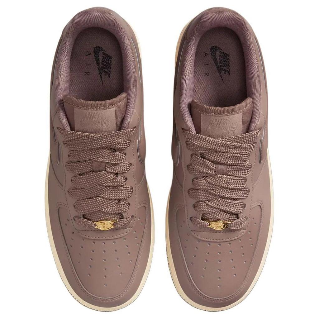 New Nike Air Force 1 Low '07 Next Nature Mink Brown Bulbous Swoosh Women's HF2014-200