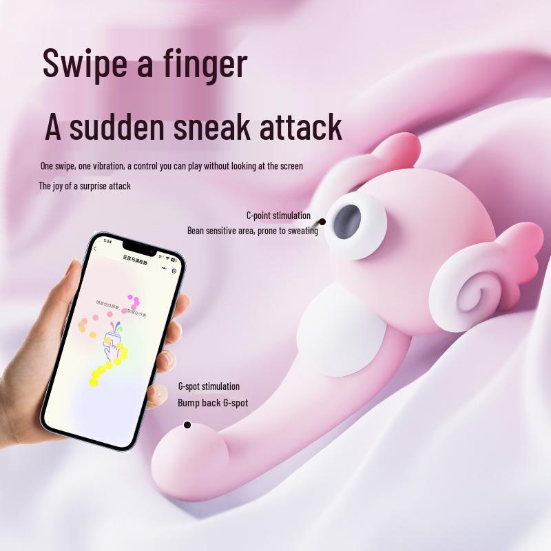 Wobbly Horse Multi-Frequency Remote-Control Vibrator for Women