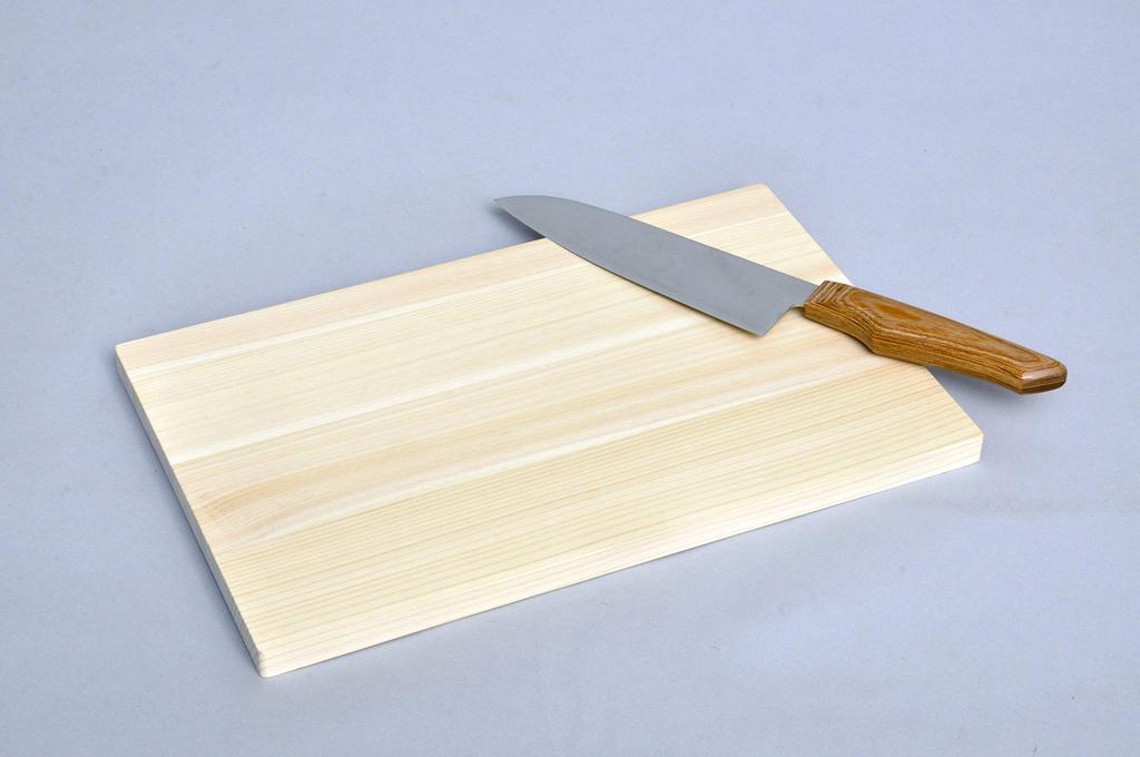 Sakai Sangyo Hinoki Lightweight Cutting Board (33.5 x 21 cm) - Dining Table, Cooking, Food Preparation, Lightweight, Double-Sided, Hygienic, Easy to U