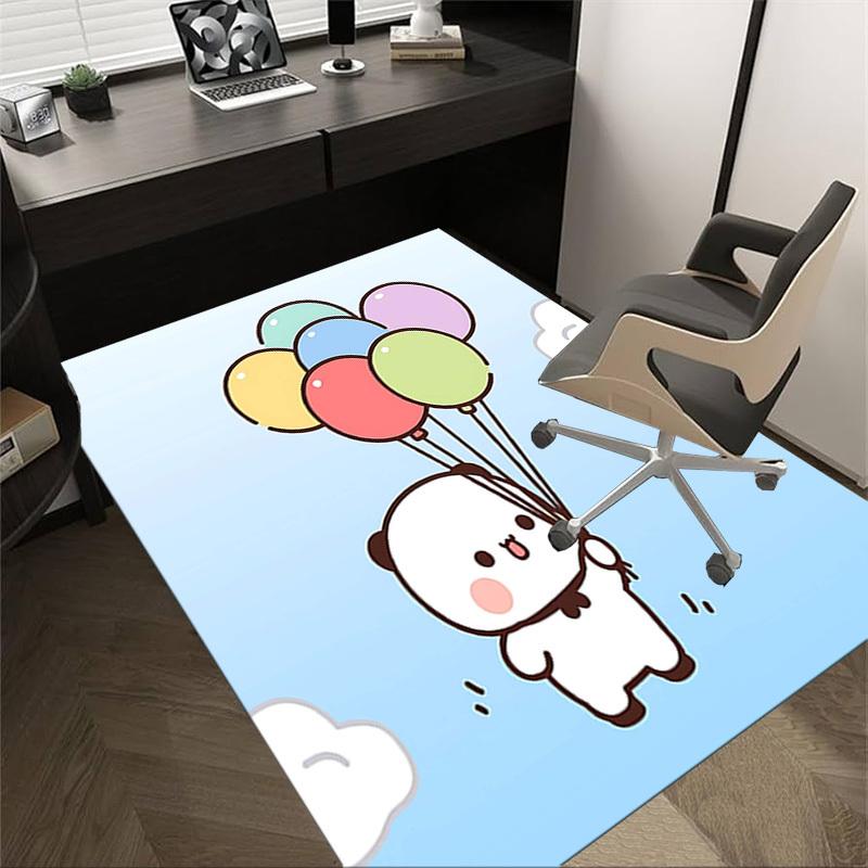 

1PC panda balloons Anti-slip carpet, suitable for Office, bedroomand playrooms. It can also be used as a sofa footrest cover-R100 60cm by 90cm