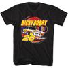 Talladega Nights - Herren Ricky Bobby Wirbel Kurzarm T-Shirt