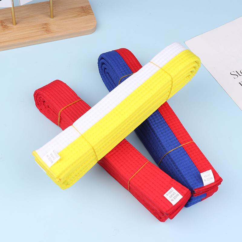 1Pc 200Cm Taekwondo Itf Belt Color Belt Martial Arts Karate Judo Uniform Accessories Quality Cotton Road Belt