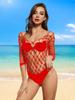 Plus Size Nightwear Hot Bodysuit Sexy Underwear Intimate Erotic Chemises Bodysuits Garter Sexy Bodycon For Women Jumpsuit