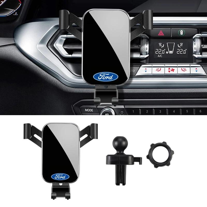 ABS Car Phone Holder 360 Rotation Gravity Auto Grip Bracket For Ford Focus Mustang Fiesta Puma Ranger Kuga MK7 MAX F150 Mondeo HNQJR1