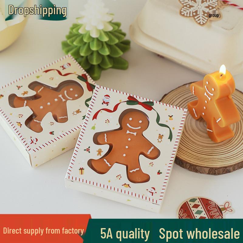 Gingerbread Man Scented Christmas Candle Souvenir