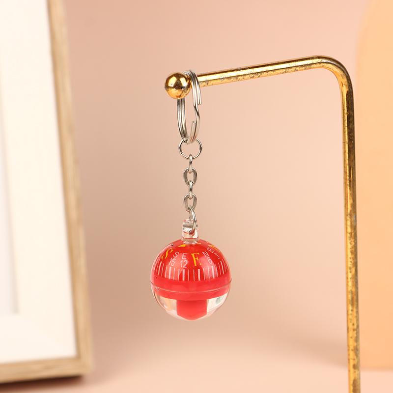 

Круглые маленькие мини-компасы для выживания на открытом воздухе, для кемпинга, пешего туризма, путешествий, точный циферблат, брелок для ключей Edc Ball красный