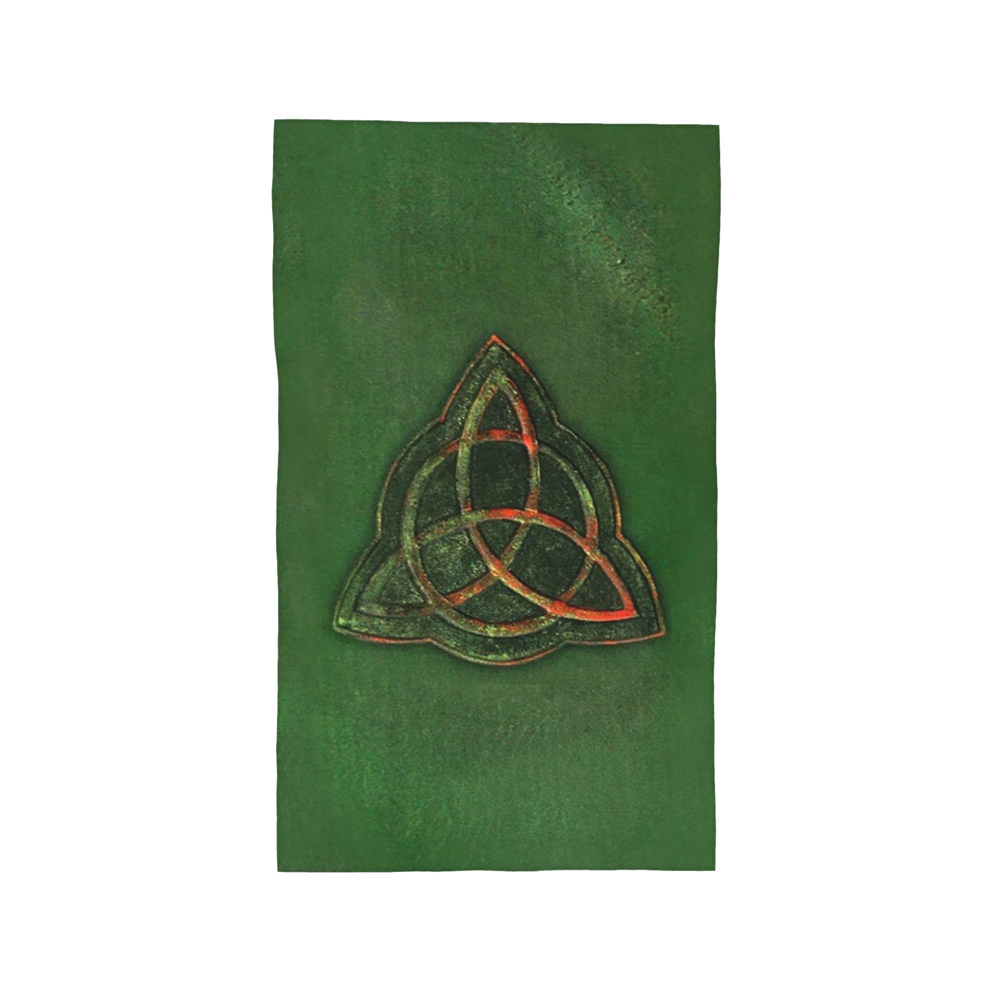 

Book of Shadows - Charmed Triquetra Design Soft Face Towel Quick Dry Pool Bath Cotton Towels Absorbent Quick W30*H60(CM)