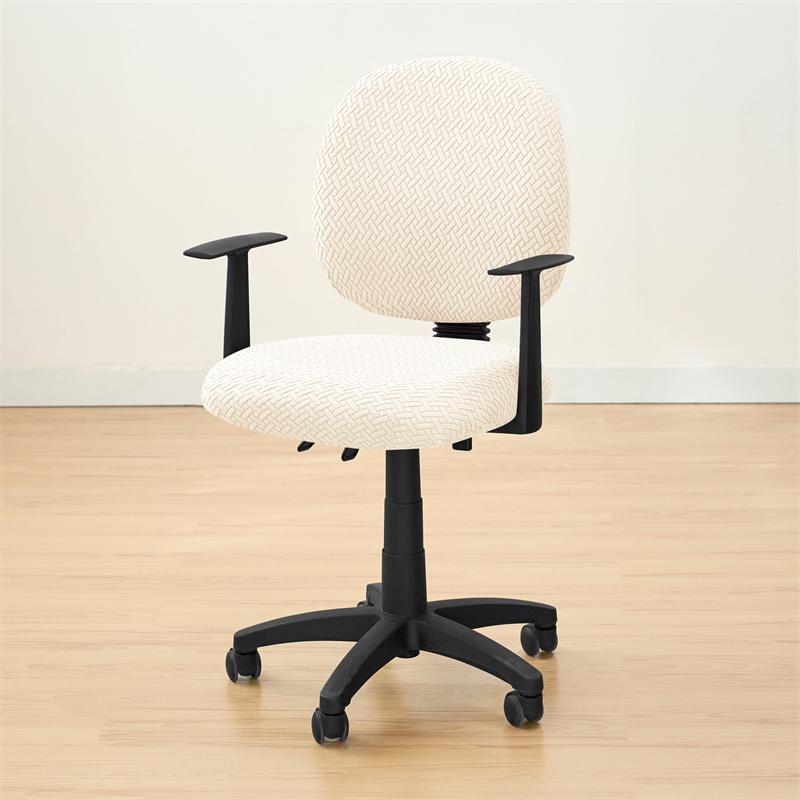 

2 шт./комплект, чехол для офисного кресла с защитой от грязи, жаккардовый эластичный чехол для игрового кресла, универсальный чехол для компьютерного сиденья из спандекса 1set chair cover