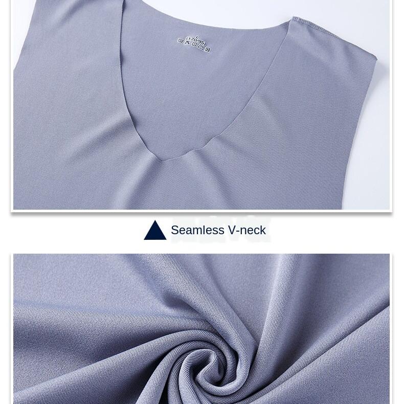 IELGY Atmungsaktive Herren-Weste aus Eisseide für Sport und Fitness