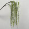 4/5pcs Wedding Artificial Green Hanging Rice Plants Floral Hall Decoration Simulation 3-Forks Willow Branch Vine Plastic Plant
