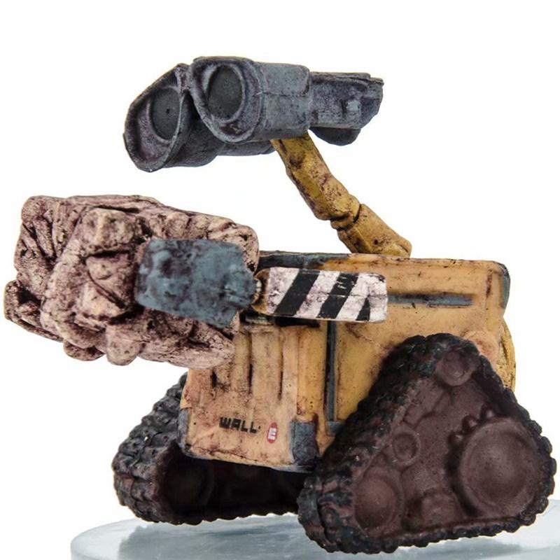 Wall E Robot Action Figure Wall.E Moving Stones Model Collectible Desktop Ornament Anime Designed For Movie Fans Playthings Doll Birth Date Gifts