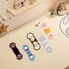 4pcs Cat World Magnetic Bookmarks Set, Cute Cat Cartoon Design Page Clips Book Marker, Unique Reading Gift Stationery