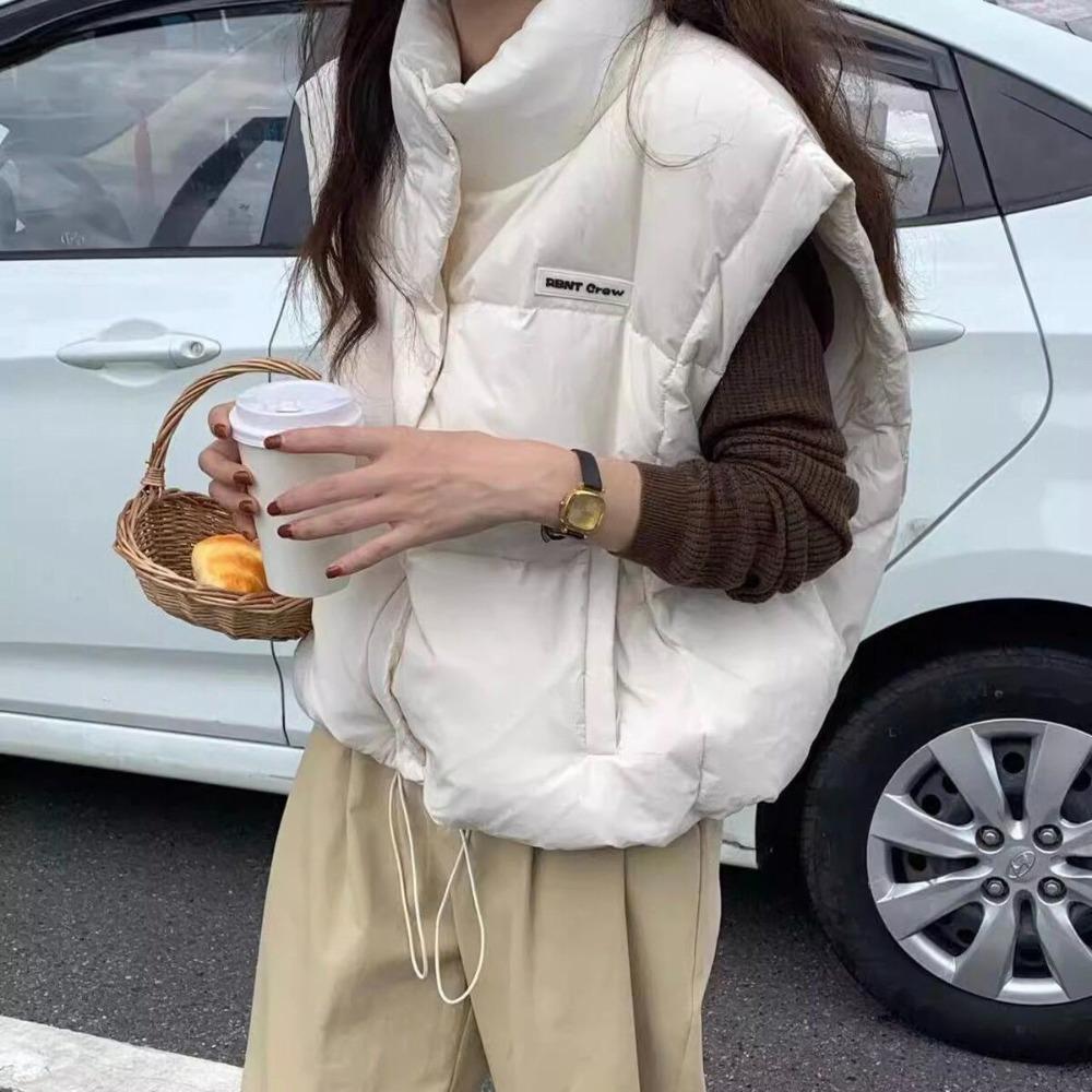 Neue Daunenweste Weste Damen vielseitig Student kleine Weste lockere Weste Jacke